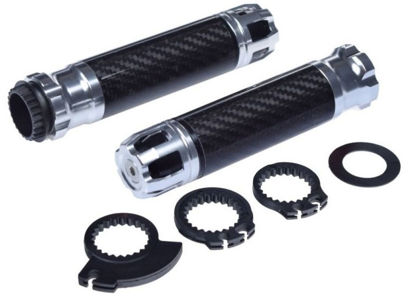 Obrazek Leoshi manetki 658T carbon srebrne