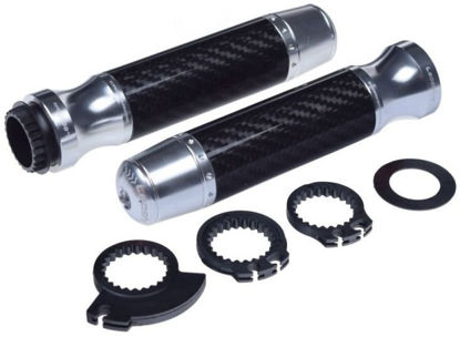 Obrazek Leoshi manetki 656 carbon srebrne