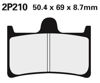 Obrazek 210NS Klocki hamulcowe NISSIN 2P-210NS Semi-metallic 2P210NS