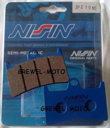 Obrazek 210NS Klocki hamulcowe NISSIN 2P-210NS Semi-metallic 2P210NS