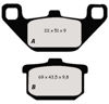 Obrazek 241NS Klocki hamulcowe NISSIN 2P-241NS Semi-metallic 2P241NS