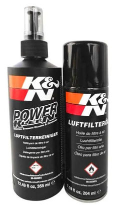 Obrazek 99-5003EU K&N Preparat do czyszczenia filtrów powietrza olej do nasączania filtrów powietrza aerozol komplet 99-5000EU