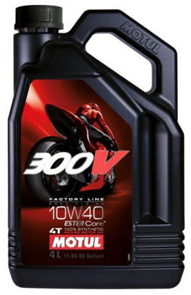 Obrazek Motul 300V 10W40 4L 4T Road Racing syntetyczny olej silnikowy Factory Line