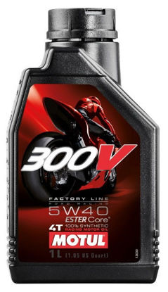 Obrazek Motul 300V 5W40 1L 4T Road Racing syntetyczny olej silnikowy Factory Line