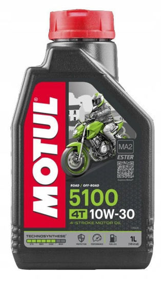Obrazek Motul 5100 10W30 1L 4T Technosynthese Ester olej półsyntetyczny olej silnikowy