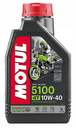 Obrazek Motul 5100 10W40 1L 4T Technosynthese Ester olej półsyntetyczny olej silnikowy