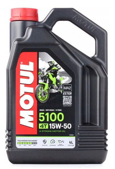 Obrazek Motul 5100 15W50 4L 4T Technosynthese Ester olej półsyntetyczny olej silnikowy