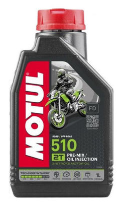 Obrazek Motul 510 2T 1L Technosynthese Ester olej półsyntetyczny olej silnikowy