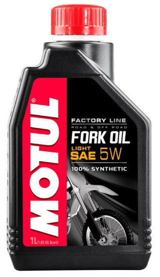 Obrazek Motul Fork Oil Factory Line 5W 1L Light olej do teleskopów olej do lag syntetyczny