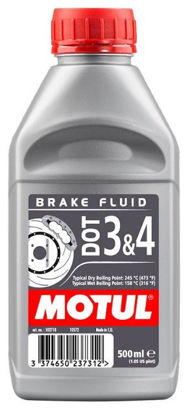 Obrazek Motul DOT3&4 0,5L DOT3 DOT4 płyn hamulcowy 245*C