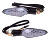 Obrazek Kierunkowskaz LED 1295 obudowa czarna klosz biały gwint M10