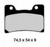 Obrazek 251NS Klocki hamulcowe NISSIN 2P-251NS Semi-metallic 2P251NS FZR YZF V-MAX