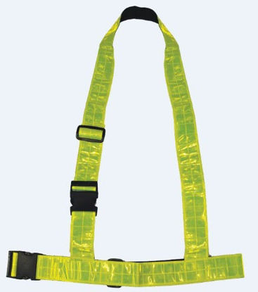 Obrazek Szelki odblaskowe OZONE fluo yellow