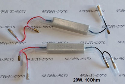 Obrazek Opornik 10 Ohm 20W kierunkowskazów LED rezystor biały
