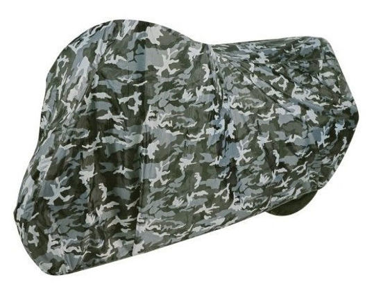 Obrazek Wodoodporny pokrowiec na motocykl Biketec Aquatec Camo BT3157 rozmiar XL