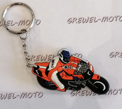 Obrazek Brelok do kluczy motocykl guma breloczek zawieszka