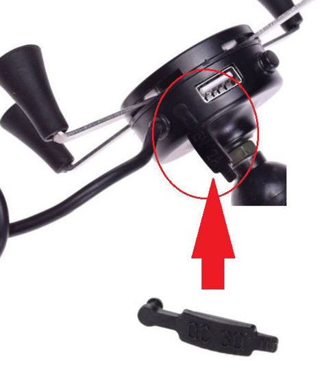 Obrazek Zaślepka USB zamykanie gumka do uchwytu telefonu element zapasowy (1 szt.)