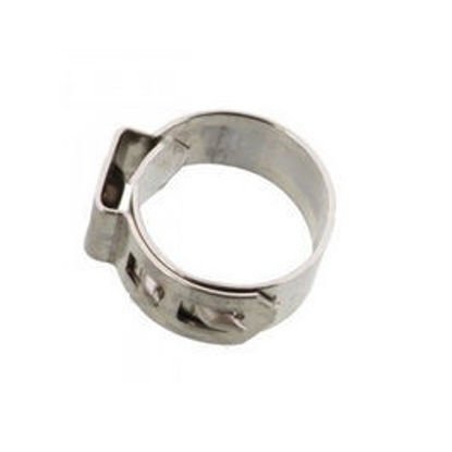 Obrazek Opaska zaciskowa 12,6 mm szerokość 7 mm stal nierdzewna 0,5 mm