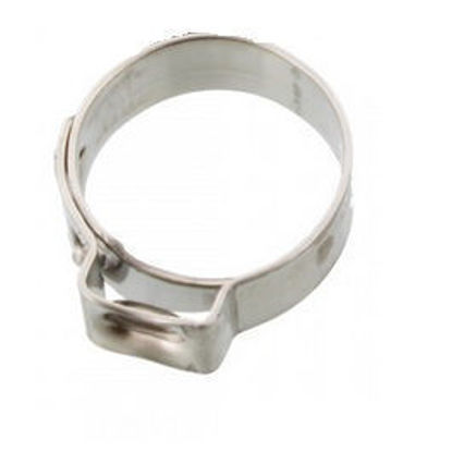 Obrazek Opaska zaciskowa 16 mm szerokość 7 mm stal nierdzewna 0,5 mm