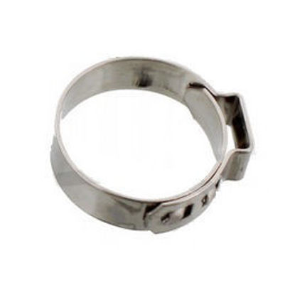 Obrazek Opaska zaciskowa 20,8 mm szerokość 7 mm stal nierdzewna 0,5 mm