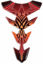 Obrazek Tank Pad Tribal Expression Slim Tribal czerwony ONEDESIGN CGEXS72RP