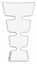 Obrazek Tank Pad clear Gold shape przeźroczysty ONEDESIGN CGMEDTP
