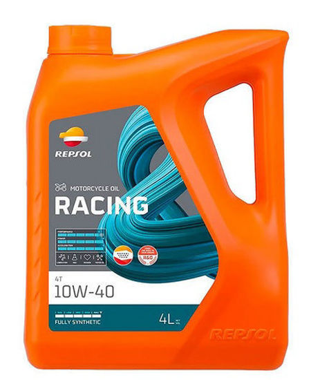 Obrazek Repsol RACING 10W50 4L 4T olej syntetyczny olej silnikowy
