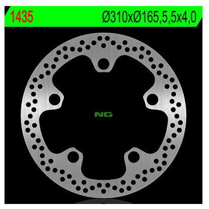 Obrazek 1435 Tarcza hamulcowa NG 1435 przód 310x165,5x4 5x20,5 Honda VFR  1200 X Crosstourer DCT ABS 12-16 NG1435
