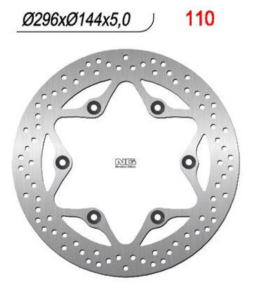 Obrazek 110 Tarcza hamulcowa NG 110 przód 296x144x5 6x10,5 Honda NG110