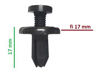 Obrazek RVT-SR08 Tourmax kołek montażowy do owiewek grubość 7 mm kołnierz 17 mm długość 17 mm