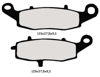 Obrazek 257NS Klocki hamulcowe NISSIN 2P-257NS Semi-metallic 2P257NS (strona prawa)