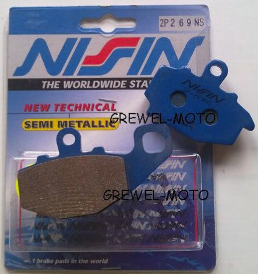 Obrazek 269NS Klocki hamulcowe NISSIN 2P-269NS Semi-metallic 2P269NS