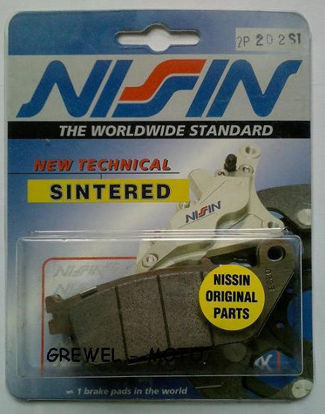 Obrazek 202ST Klocki hamulcowe NISSIN 2P-202ST Sintered  2P202ST VFR 750 CBR GL CBF przód