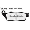 Obrazek 202ST Klocki hamulcowe NISSIN 2P-202ST Sintered  2P202ST VFR 750 CBR GL CBF przód