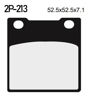 Obrazek 213ST Klocki hamulcowe NISSIN 2P-213ST Sintered 2P213ST