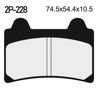 Obrazek 228NS Klocki hamulcowe NISSIN 2P-228NS Semi-metallic 2P228NS