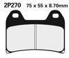 Obrazek 270NS Klocki hamulcowe NISSIN 2P-270NS Semi-metallic 2P270NS