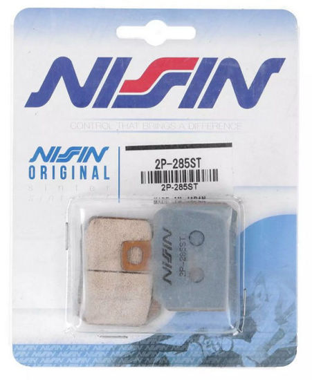 Obrazek 285ST Klocki hamulcowe NISSIN 2P-285ST Sintered 2P285ST