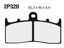 Obrazek 328ST Klocki hamulcowe NISSIN 2P-328ST Sintered 2P328ST
