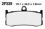 Obrazek 339ST Klocki hamulcowe NISSIN 2P-339ST Sintered 2P339ST
