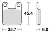 Obrazek MCB535 TRW Klocki hamulcowe Organic KTM SX 60 / 65 98-01, SUZUKI AY 50 97-06, YAMAHA TZR 50 03- (promocja)