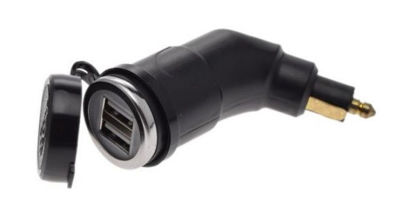 Obrazek Przejściówka DIN USB gniazdo ładowania wtyczka DIN BMW Triumph złącze DIN
