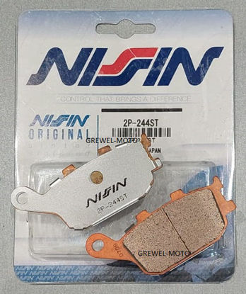 Obrazek 244ST Klocki hamulcowe NISSIN 2P-244ST Sintered 2P244ST