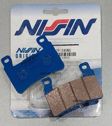 Obrazek 245NS Klocki hamulcowe NISSIN 2P-245NS Semi-metallic 2P245NS CB CBR VTR SP1 SP2
