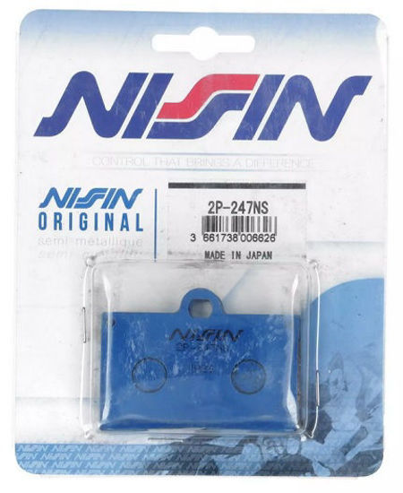 Obrazek 247NS Klocki hamulcowe NISSIN 2P-247NS Semi-metallic 2P247NS