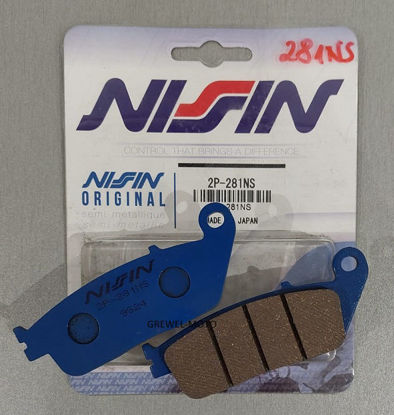 Obrazek 281NS Klocki hamulcowe NISSIN 2P-281NS Semi-metallic 2P281NS