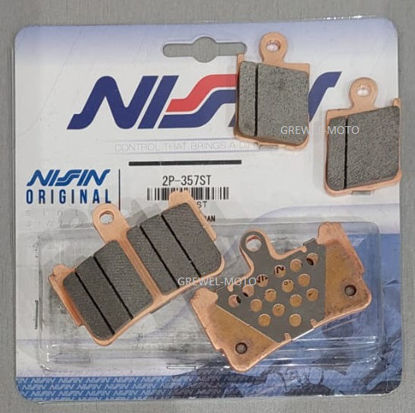 Obrazek 357ST Klocki hamulcowe NISSIN 2P-357ST Sintered 2P357ST VFR 1200