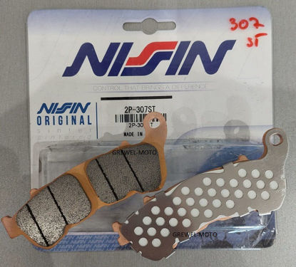 Obrazek 307ST Klocki hamulcowe NISSIN 2P-307ST Sintered 2P307ST