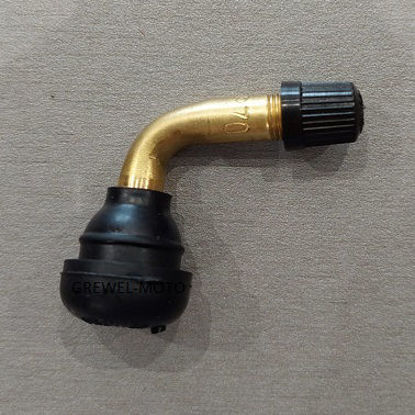 Obrazek Zawór koła gumowy 11,3 mm kątowy 90* wentyl motocyklowy wygięty
