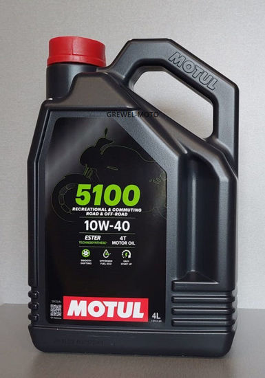 Obrazek Motul 5100 10W40 4L 4T Technosynthese Ester olej półsyntetyczny olej silnikowy